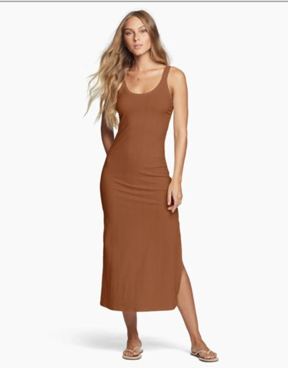 VITAMIN‎ A Ribbed Maxi Dress